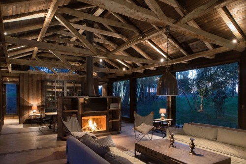 Rustic Barn House in Chile