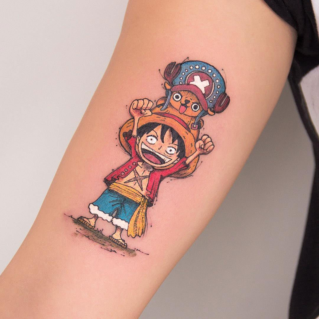 19 of the Best Anime Tattoos to Feed Your Dweeb Heart  See Photos  Allure