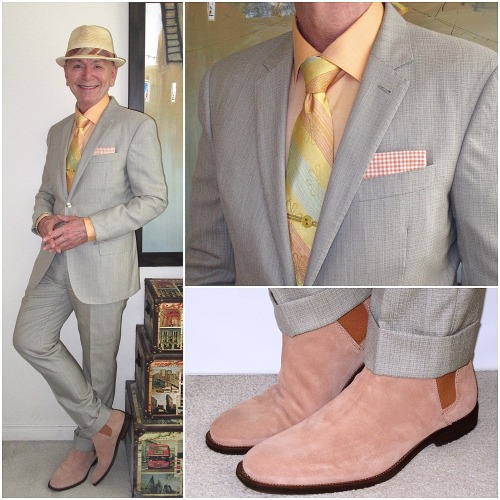 dressupjohnnyk:Circle Of Gentlemen lightweight wool suit - perfect for this glorious Spring day!