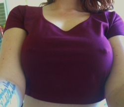 awkwarddpandda:  awkwarddpandda:  can see my pretty piercings through my shirt today …   finding old tt’s yay! :) 
