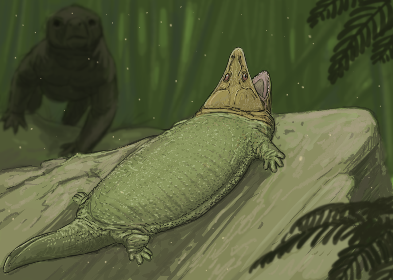 Approximately 24 Unfinished Sewing Projects — Another #paleostream sketch!  Laidleria, one of the...
