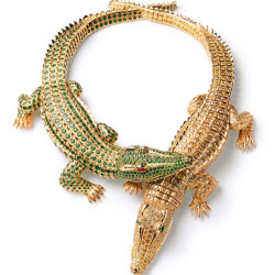 jeweliciousness:  “Croc Necklace” for