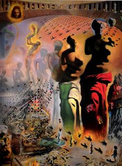 yakecoj:  sisterwolf:  Salvador Dalí - The Hallucinogenic Toreador (1970)  I have a print of this somewhere