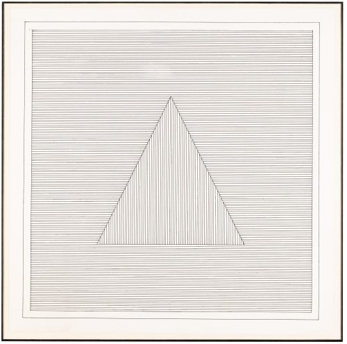 ochyming:Sol LeWitt 1928-2007 UNTITLED (THREE WORKS), 10/1981 Pencil and ink on paper, in three part