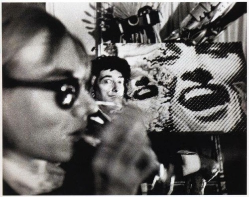 mynamescriss:  Salvador Dali and Andy Warhol 1964
