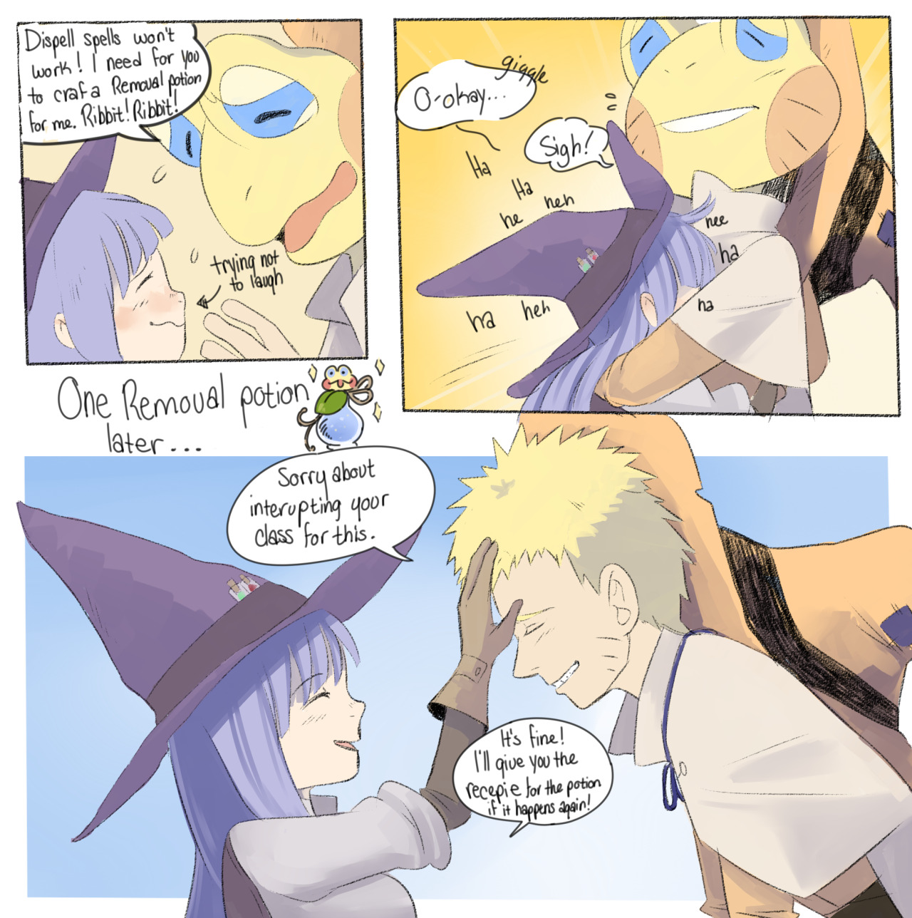 ladie-bug:  Naruhina Month day 9: magic