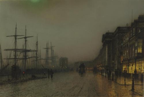 John Atkinson Grimshaw - Canny Glasgow (1887)