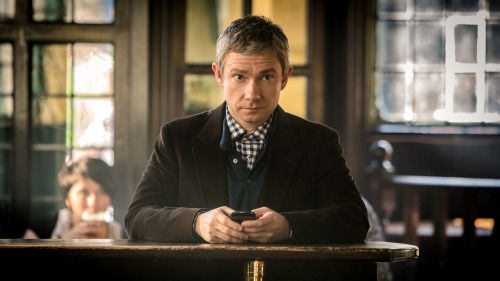 muchadoaboutbenedict: Martin Freeman as John Watson - in Sherlock -PBS Masterpiece [x]