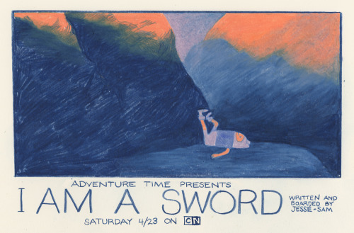 gingerlandcomics:  new episode this saturday, feat. amy sedaris yall   promo by writer/storyboard artist Sam AldenI Am a Sword premieres Saturday, April 23rd at 7/6c on Cartoon Network