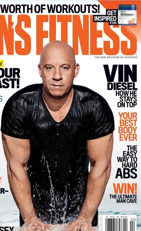 On the cover of Men’s Fitness magazine.
