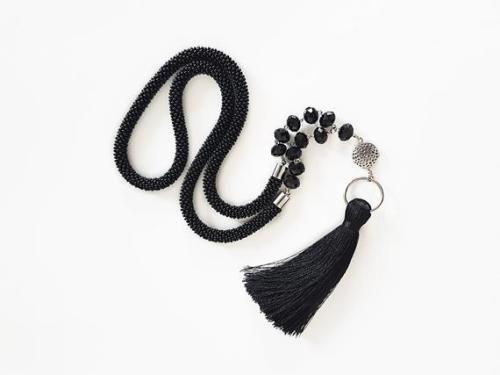 Long Tassel Necklace //RenataAccessories