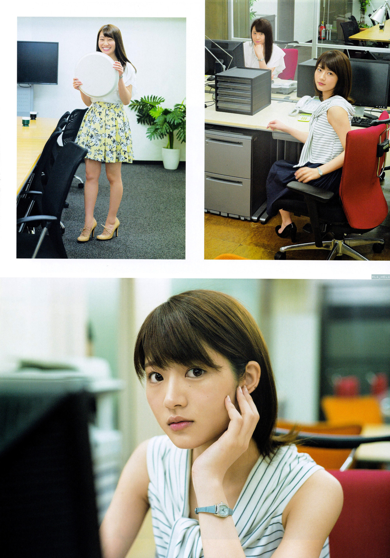 yic17:  Sakurai Reika &amp; Wakatsuki Yumi (Nogizaka46) | B.L.T. 2016.08 IssueCredit: