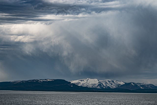 Stormlight over Yellowstone Lake, Yellowstone National Park: (c) riverwindphotography, 2019