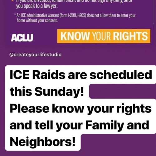 #ICE Raids are common in East LA as it has a strong immigrant population. They go to serve a warrant