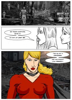 Kate Five vs Symbiote comic Page 221 by cyberkitten01