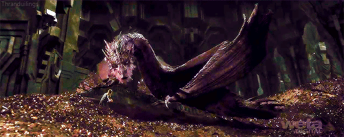 thranduilings:“Truly the tales and songs fall utterly short of your enormity, O Smaug the Stup