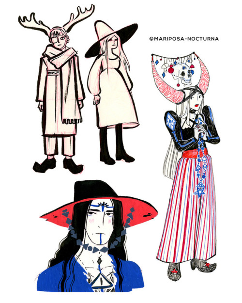 mariposa-nocturna: A compilation of my witches/wizards little lazy researches. It was fun doing it :