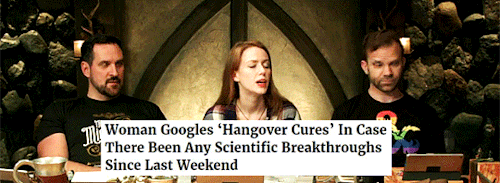 cooldadoropher:The Mighty Nein + Onion Headlines