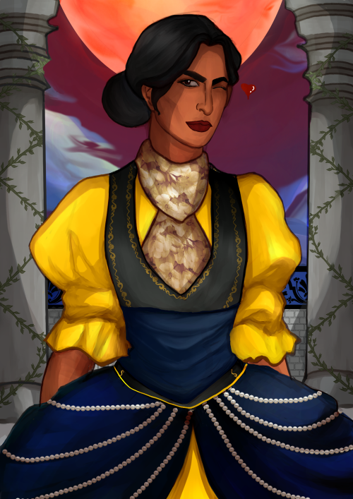 Reposted This To My Art Side Blog ( This Is A Painting Of Josephine Montilyet) Click Picture To See Details