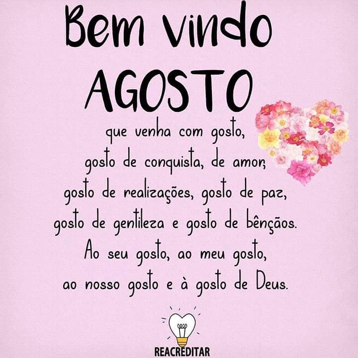 Bonjour 🥀 Agosto seja um mês abençoado para todos 🙏🌻🌷❤️ _