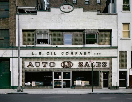 L B Oil Company and Auto Sales, New York City, 1984