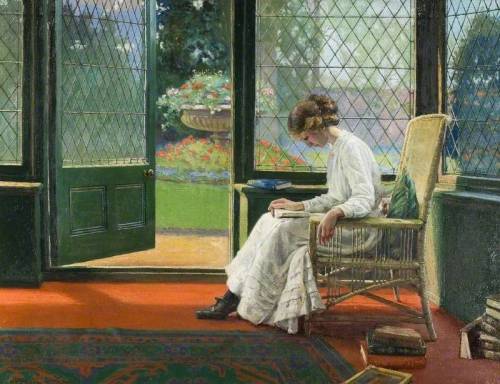 The Library Window  -    Albert Ranney ChewettCanadian 1877-1965