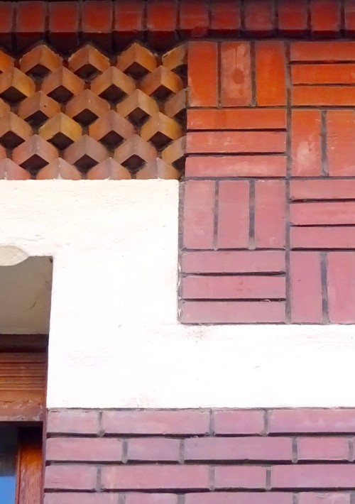 Fin de la série Géométrie : carrés, rectangles et orthogonales. - Douai- Lyon, musée Lugdunum: mosaï