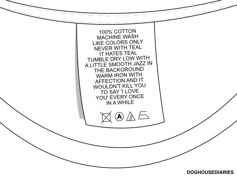 nevver:  Clothing care is getting complicated 