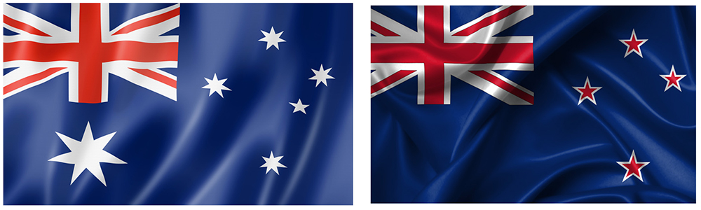 Grammernazi Australia Vs New Zealand Flag