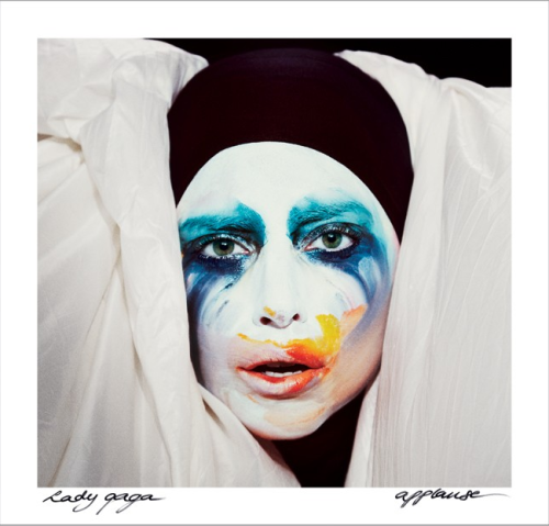 ladyxgaga:  Gaga as Pierrot on the cover of her new single “Applause", out August 19th. Gaga’s WWD article:  “I want to know. What do you see?” asks Lady Gaga, her voice carrying a combination of genuine curiosity, press-savvy flirtation