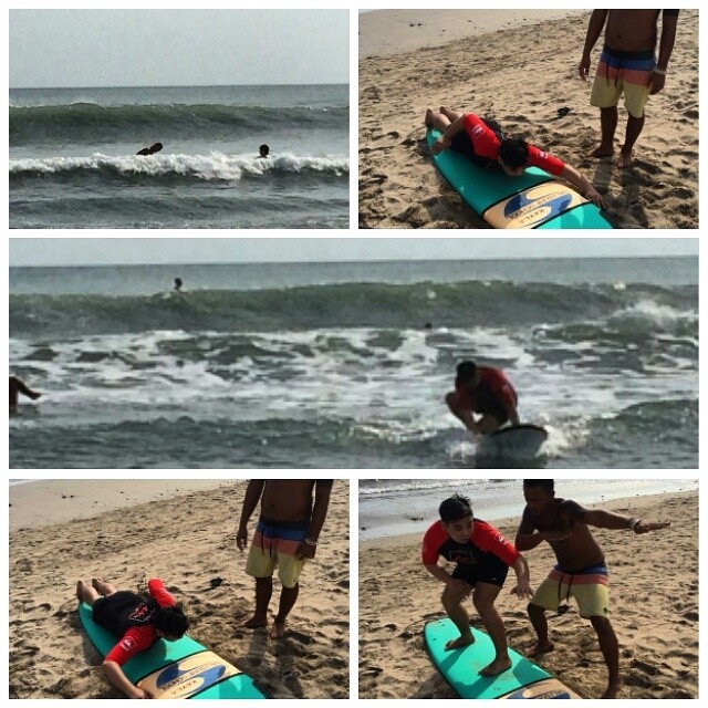 Had so much fun learning how to #surf !!! Will do this again, and again and again!!!