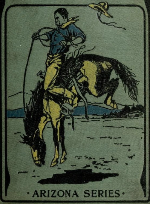 nemfrog:
“ Cowboy on bucking horse. Book cover. 1908.
”