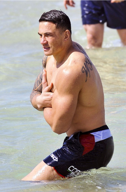 roscoe66:  Sonny Bill Williams of the Sydney Roosters