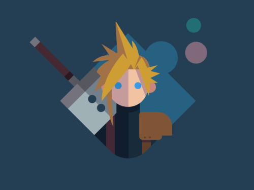 drawsgood:Cloud and Barret - FFVII design project by Drawsgoodtwitter | dribbble | website