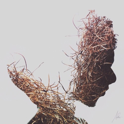 adesantora:  Scarecrow II #series #portrait #surreal #conceptual #iphoneart #iphone4s #adesantora