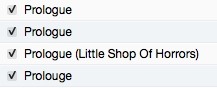 wibblywobblysherlock:  fandomizing-always:  Music theater fan’s iTunes be like