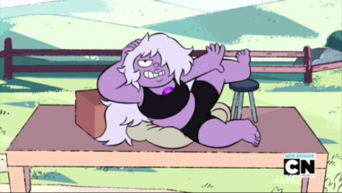 jen-iii:  Another screencap redraw feat,. ‘Draw me like one of your French Girls Amethyst’   dat sexy amy > ///<