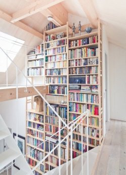 apartmenttherapy:  Design Dozen: The World’s Coolest Built-In Bookshelves: http://on.apttherapy.com/geI3Yr 