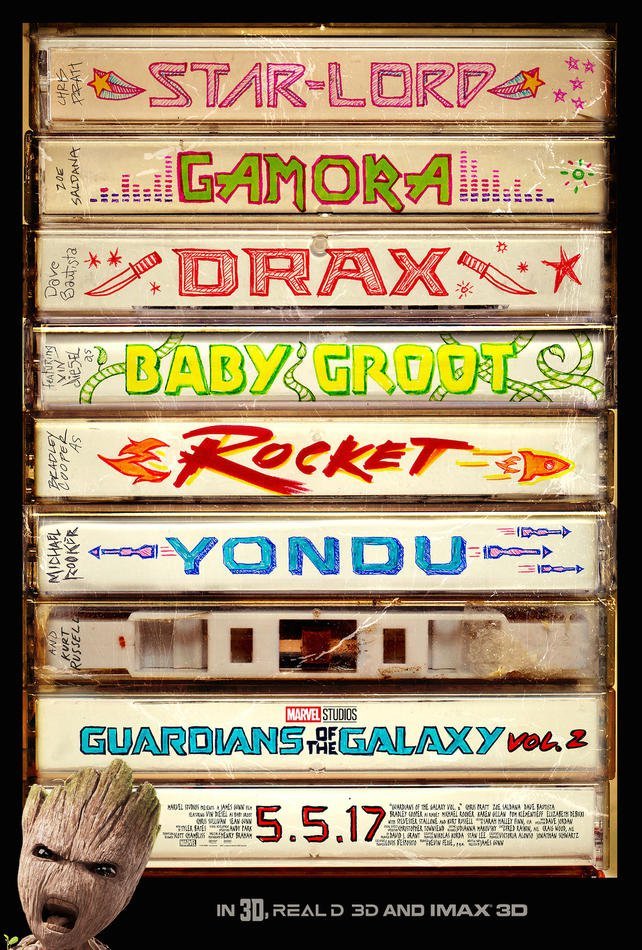 gretchenzellerbarnes:  Guardians of The Galaxy vol. 2; Favourite Film Posters