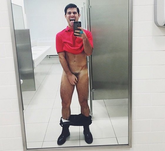 itsonlypubes:  #UndiesOutRestrooms, dude posting pics of their underwear in public