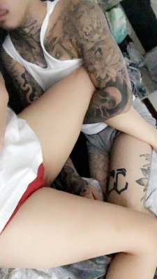 goldbloodedbabe:  when he needs something to cuddle but he swears and it’s gross lol 😓