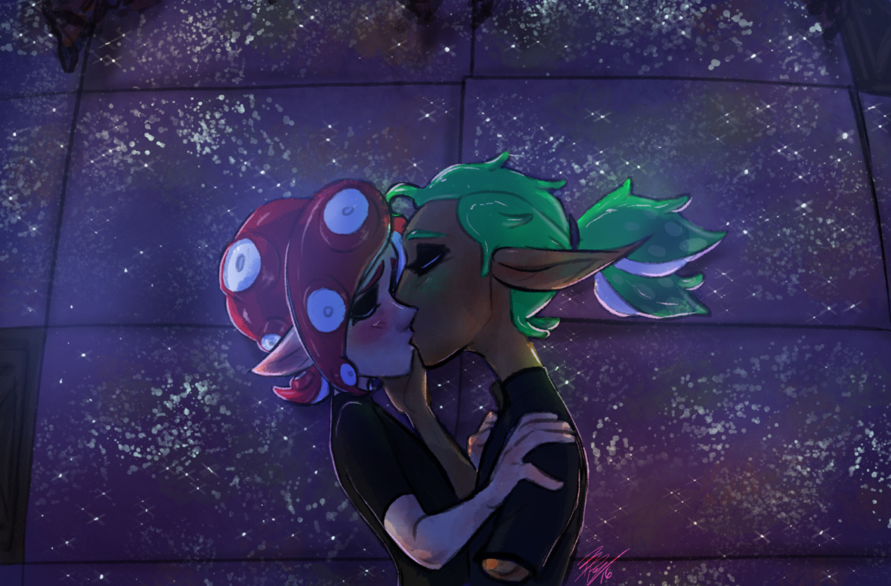 bonkalore:  I drew this one last night fff I just love how the stars look one that