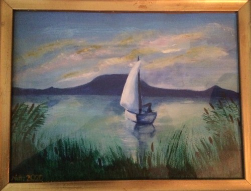 Balaton Acrylic Paintings From 2020.