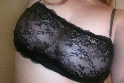 Big-Tits-Red-Lips:  Happy New Year!   Showing Off In My New Lace Undies… This Material