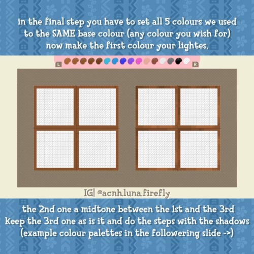 crossingdesigns: window tutorial ✿ by acnh.luna.firefly on ig