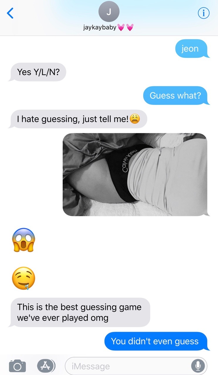 jw 🌙 — Sexting with bf Jeon Jungkook🤤😱🙄 (for my babygrill...