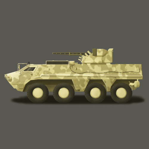 Art tests of a Ukrainian soldier and tank/armored vehicle I did for a game company recently. 