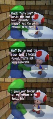 light-up-the-night:  retrogamingblog: harsh  jesus christ toad what the fuck is your damage 