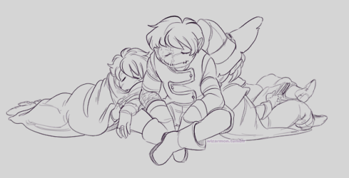 wizarmon:sleepy solemns this was a redraw of this old doodle from 2010~11 