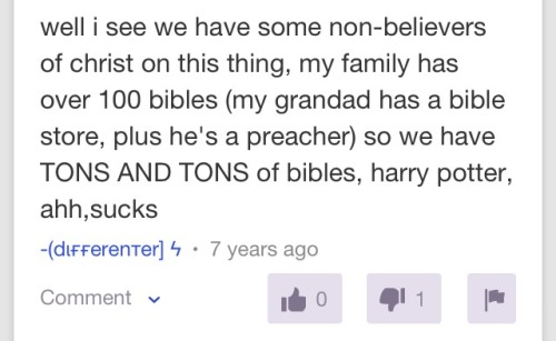 lost-at-sea-dont-bother-me:savathun:egberts:my family has over 100 biblesdon’t you ever talk to me o